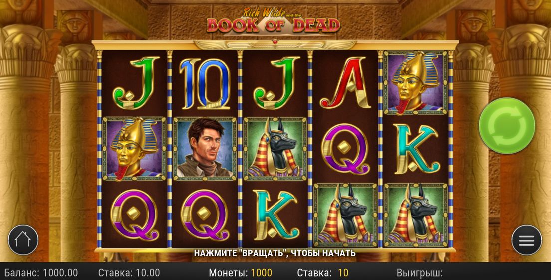 Book of Dead slot game thumbnail